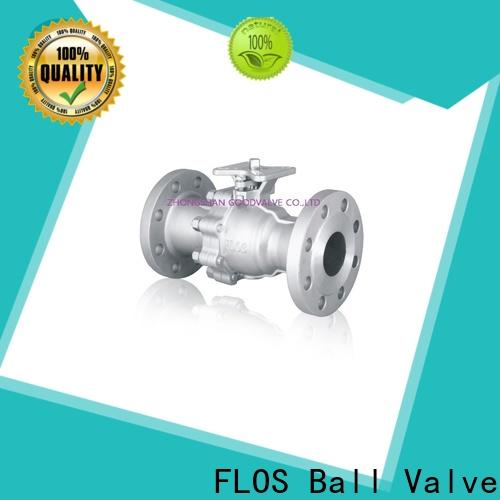 FLOS ends 2-piece ball valve factory for closing piping flow