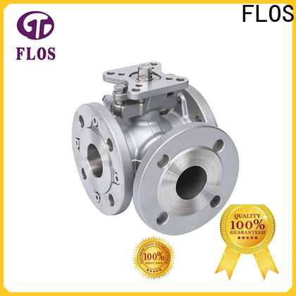 FLOS New three way ball valve factory for closing piping flow