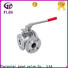 FLOS valveflanged three way ball valve for business for opening piping flow