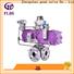FLOS pneumatic 3 way ball valve manufacturers for closing piping flow