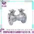 FLOS stainless one piece ball valve Supply for opening piping flow