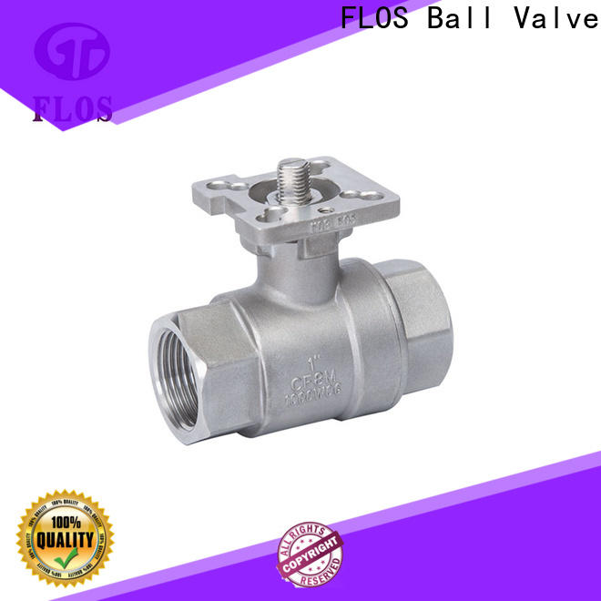 FLOS positionerflanged 2-piece ball valve factory for directing flow