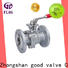 FLOS positionerflanged 2 piece stainless steel ball valve Supply for opening piping flow