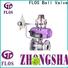 FLOS Best two piece ball valve factory for closing piping flow