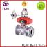 FLOS ends 3 piece stainless steel ball valve Supply for opening piping flow