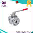FLOS manual 3 way flanged ball valve company for closing piping flow