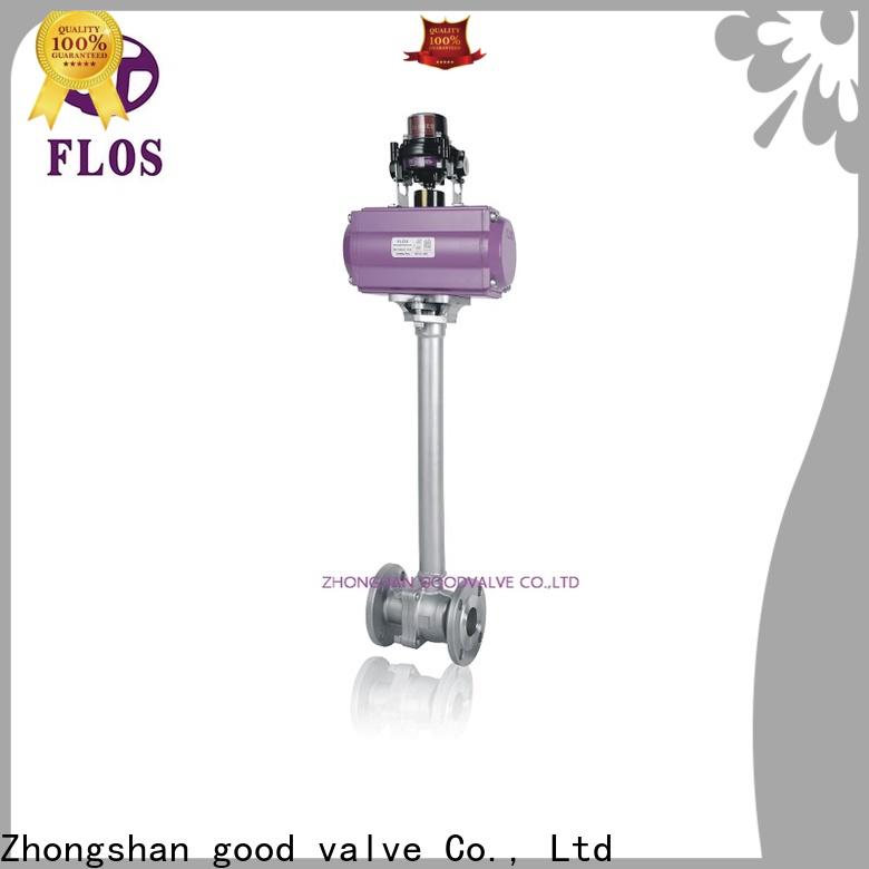 FLOS pneumaticworm stainless ball valve manufacturers for closing piping flow