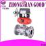 Custom 3 piece stainless steel ball valve switch for business for directing flow
