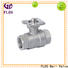New two piece ball valve flanged Supply for opening piping flow