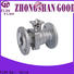 FLOS pneumatic 2 piece stainless steel ball valve company for opening piping flow