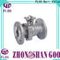 FLOS positionerflanged 2-piece ball valve manufacturers for directing flow