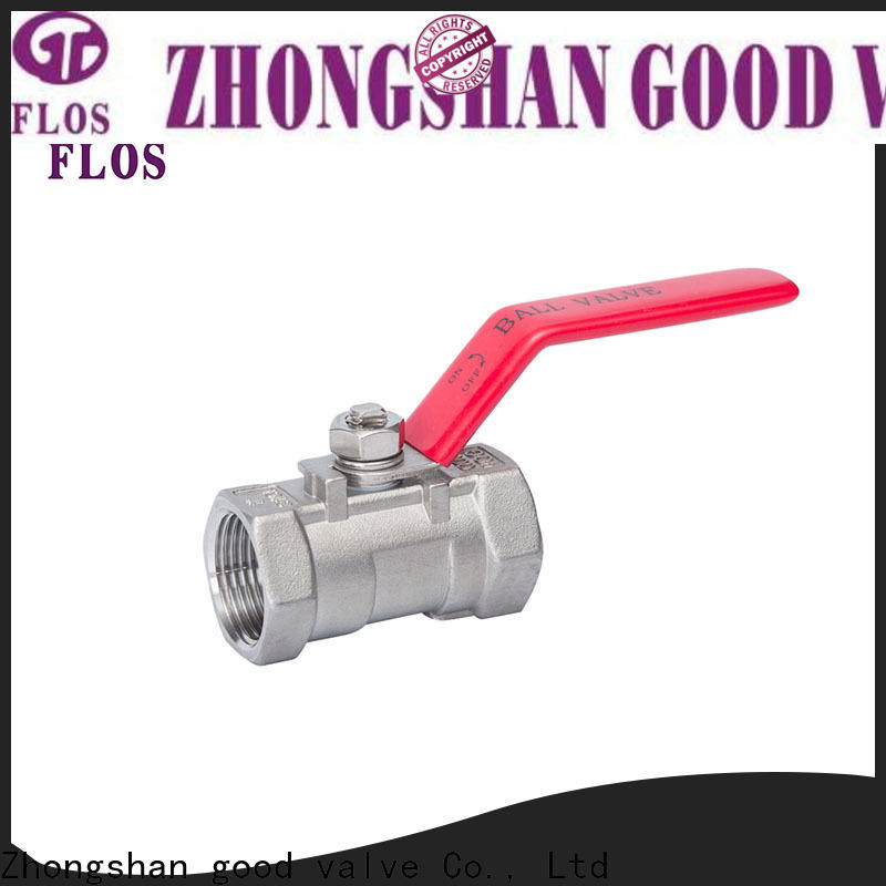 FLOS pneumatic 1-piece ball valve factory for directing flow