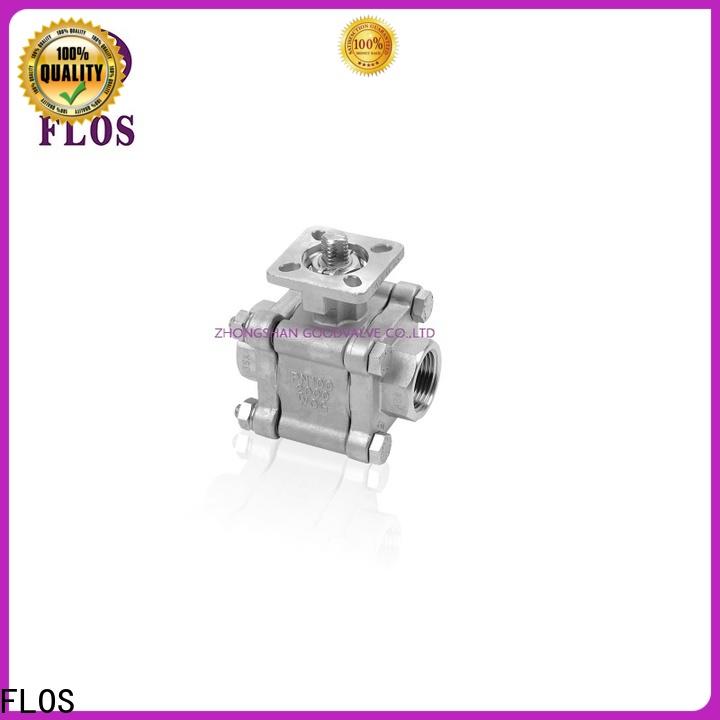 FLOS Wholesale three piece ball valve for business for closing piping flow