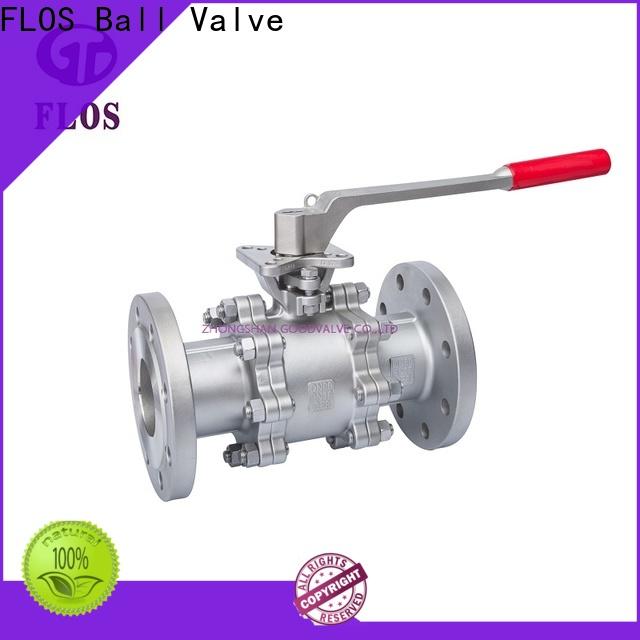 FLOS Best 3 piece stainless steel ball valve factory for directing flow