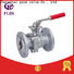 FLOS Custom 2 piece stainless steel ball valve Supply for closing piping flow