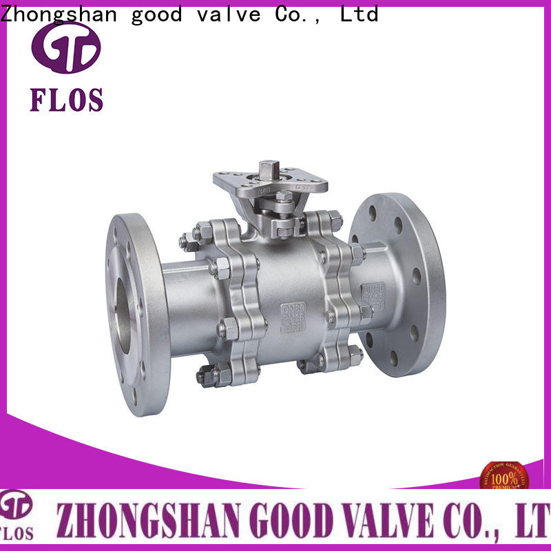 High-quality 3 piece stainless ball valve pneumatic factory for opening piping flow