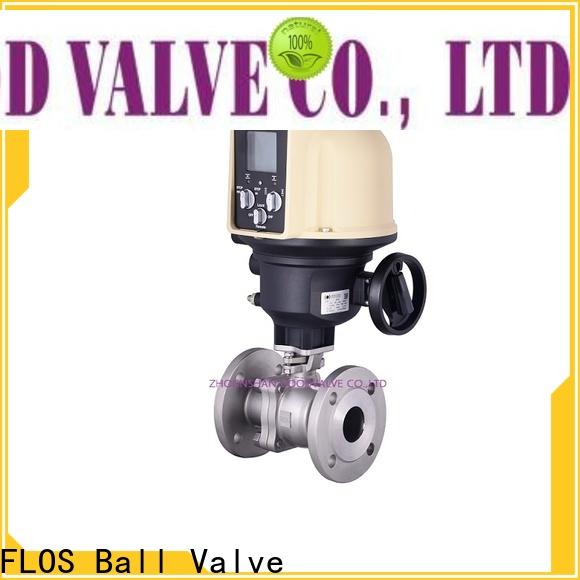 FLOS position 2 piece stainless steel ball valve Suppliers for closing piping flow