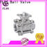 FLOS pc 3 piece stainless ball valve Supply for opening piping flow