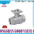 FLOS High-quality 2 piece stainless steel ball valve manufacturers for closing piping flow