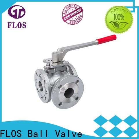 Best 3 way flanged ball valve double for business for opening piping flow