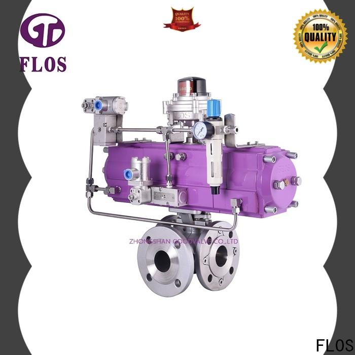 FLOS Best 3 way flanged ball valve Supply for directing flow