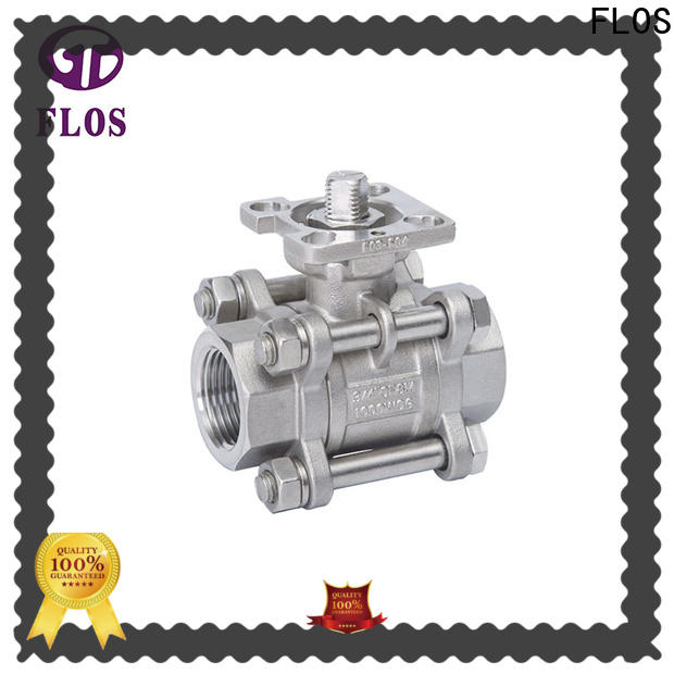 FLOS valve 3-piece ball valve factory for closing piping flow