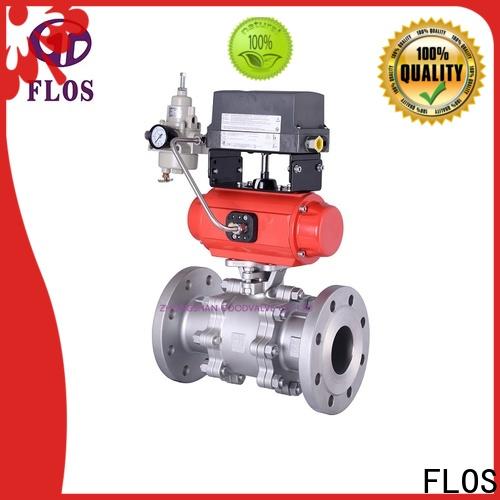 FLOS switchflanged 3 piece stainless steel ball valve factory for directing flow