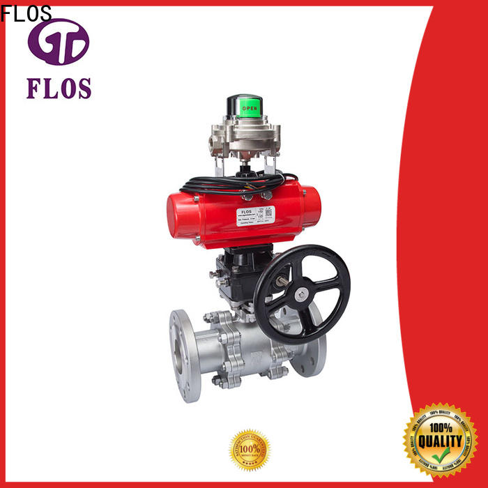 FLOS openclose 3 piece stainless ball valve factory for directing flow