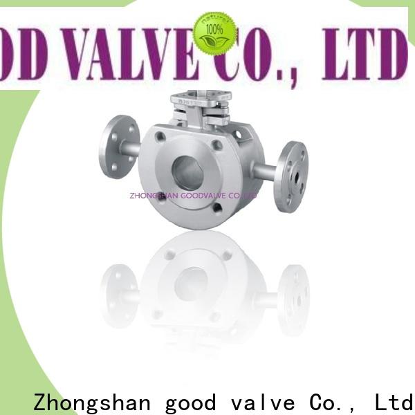 FLOS flanged single piece ball valve company for closing piping flow