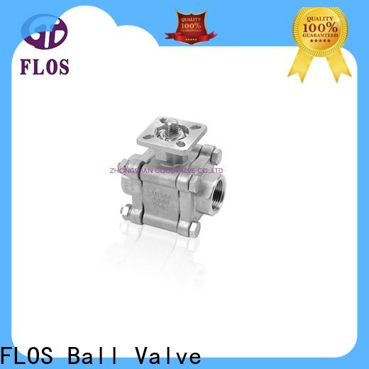 FLOS Custom three piece ball valve for business for closing piping flow