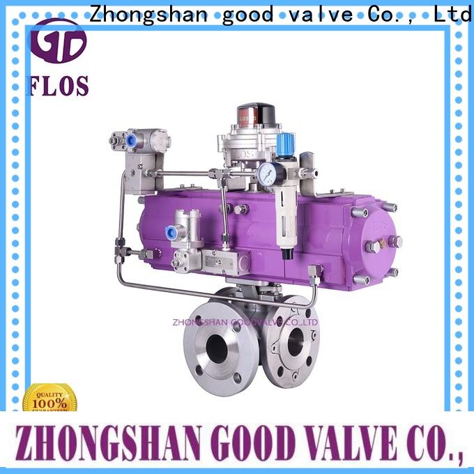 FLOS Latest three way valve factory for closing piping flow