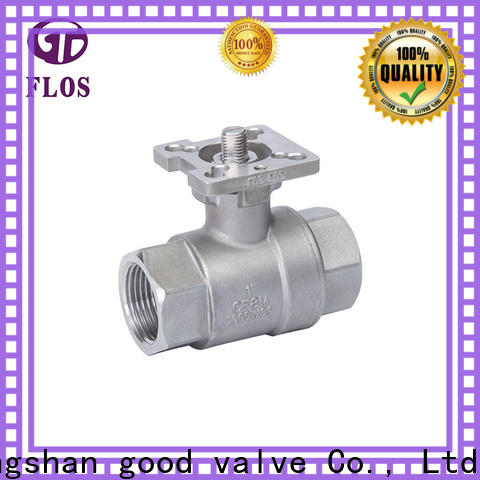 FLOS openclose 2 piece stainless steel ball valve for business for opening piping flow