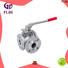 FLOS valveflanged 3 way valves ball valves factory for opening piping flow