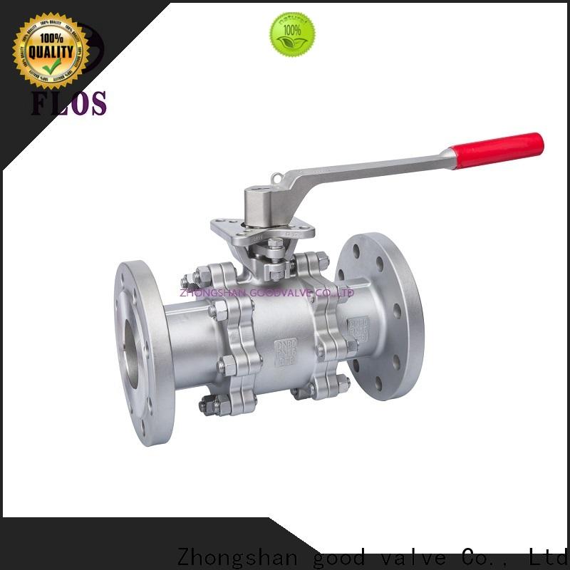 FLOS ball 3 piece stainless ball valve for business for opening piping flow