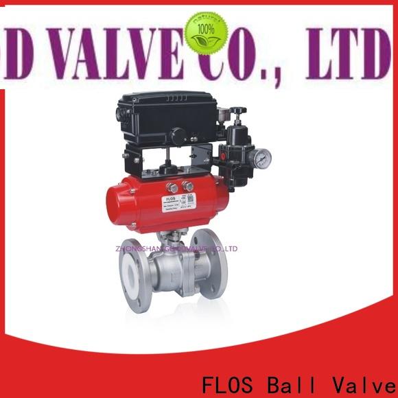 FLOS Custom 2 piece stainless steel ball valve factory for directing flow