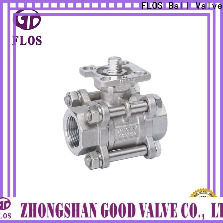 FLOS ball three piece ball valve manufacturers for directing flow