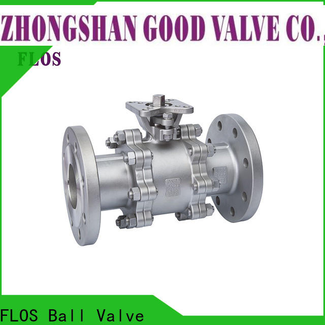 FLOS New 3 piece stainless ball valve company for opening piping flow