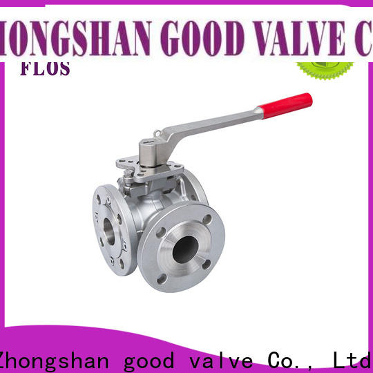 FLOS pneumaticelectric three way ball valve factory for opening piping flow