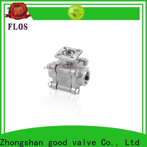 FLOS ball 3 piece stainless ball valve factory for closing piping flow