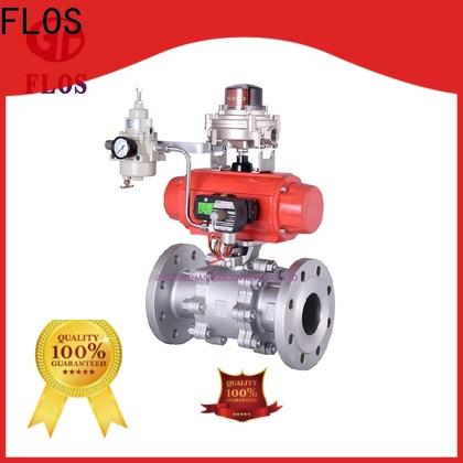 FLOS pneumaticworm 3 piece stainless steel ball valve factory for opening piping flow