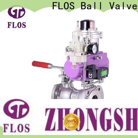FLOS New one piece ball valve company for opening piping flow