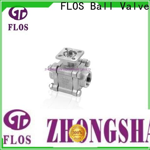 FLOS switchflanged 3-piece ball valve manufacturers for directing flow