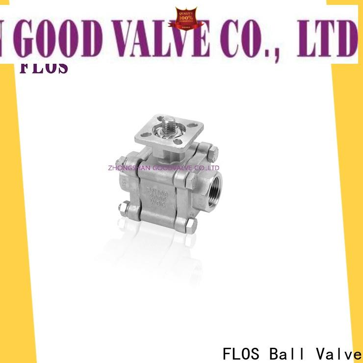 FLOS Latest three piece ball valve Suppliers for opening piping flow