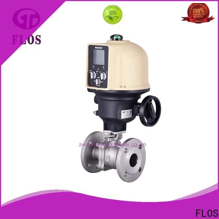 FLOS flanged ball valves Suppliers for closing piping flow