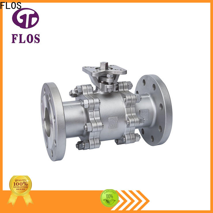 FLOS Wholesale 3 piece stainless steel ball valve manufacturers for closing piping flow