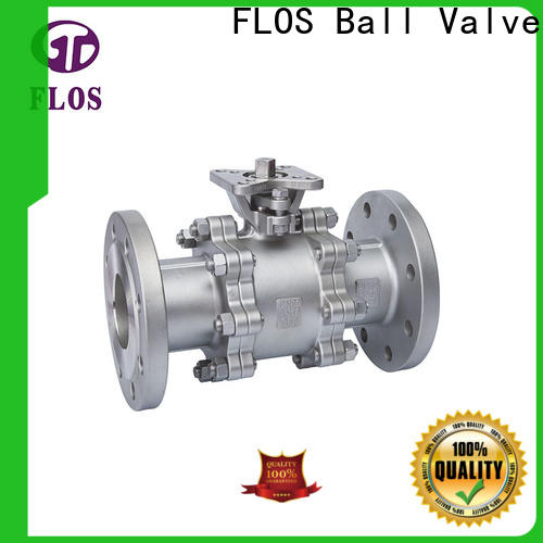 FLOS ss ball valve flange type factory