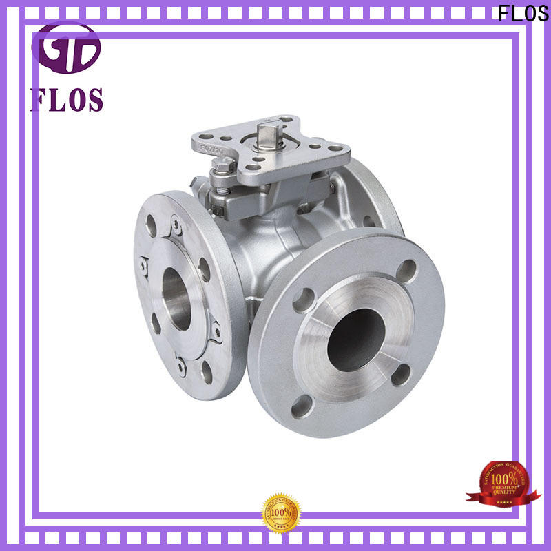 FLOS New stainless 3 way ball valve for business