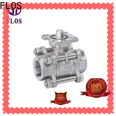 FLOS New ss ball valve flange type factory